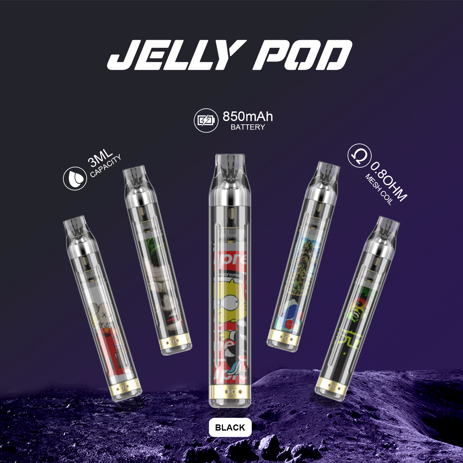 Jelly Pod-Vert